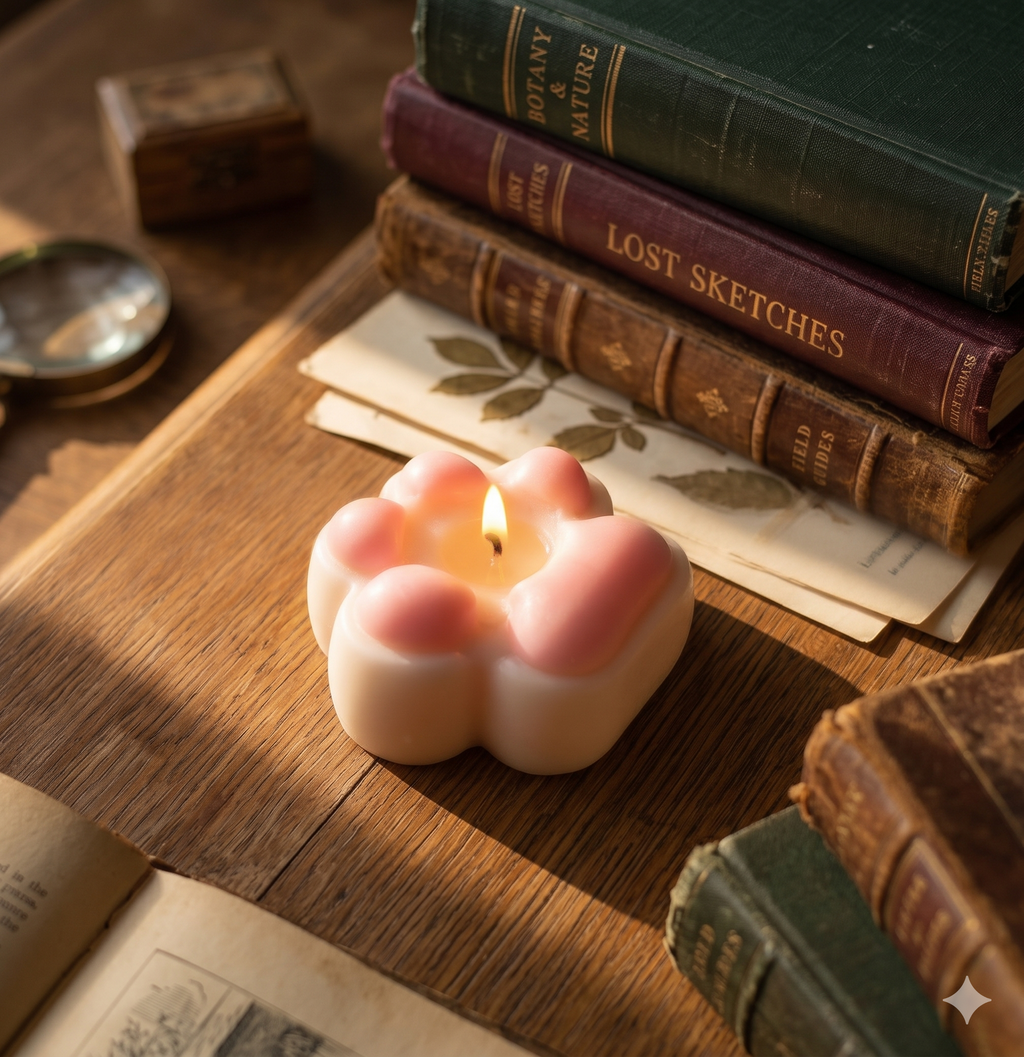 Cat Paw Candle