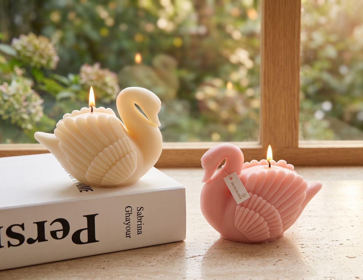 Swan Candle