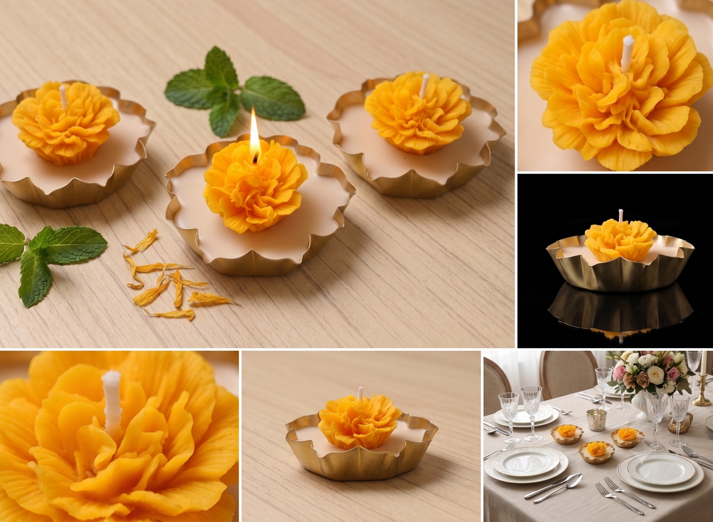 Yellow Carnation Urli Candle