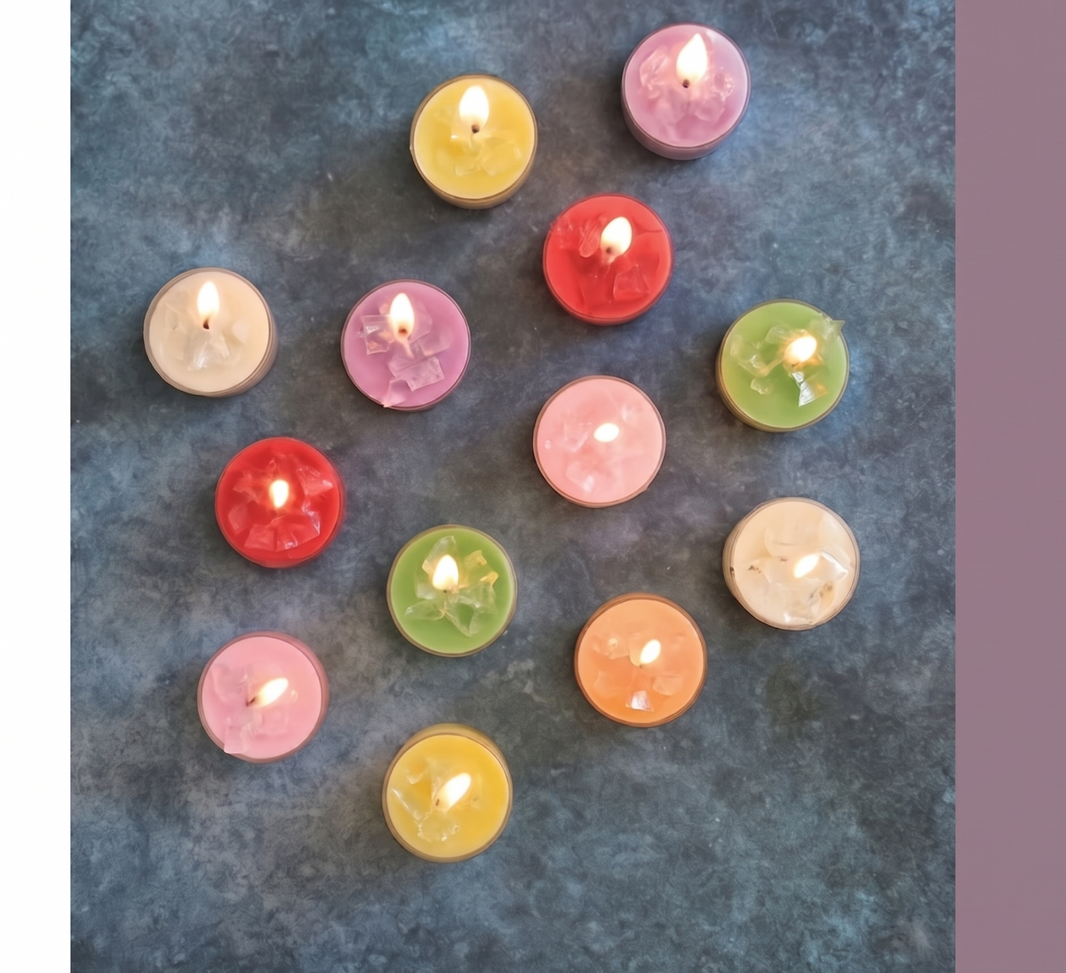 7 Chakra Crystal Scented Candles