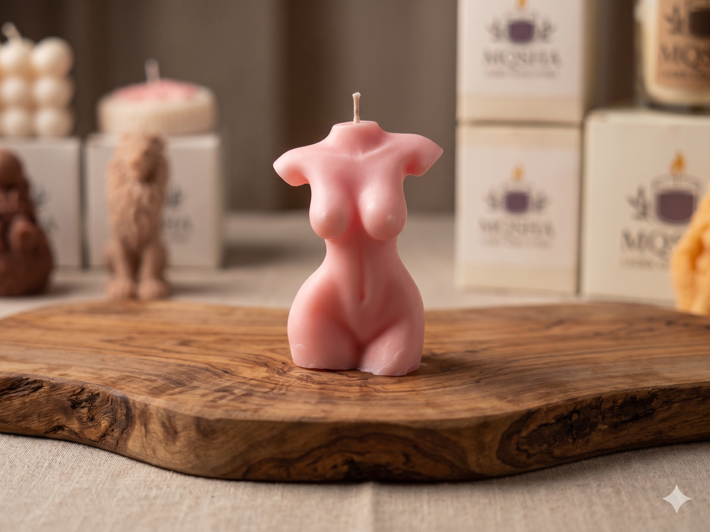 Lady Figure Candle