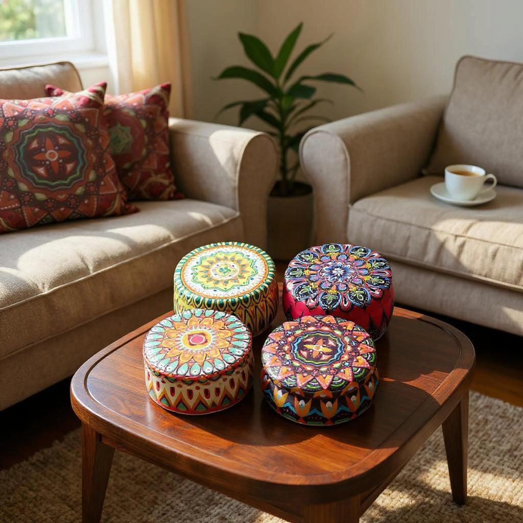 Mystic Mandala Candle Collection - Round