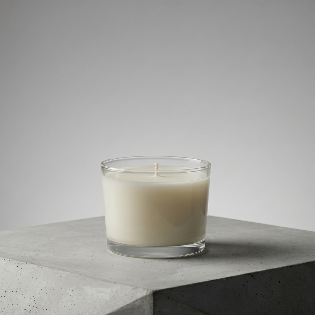 Clear Glass Jar Candle