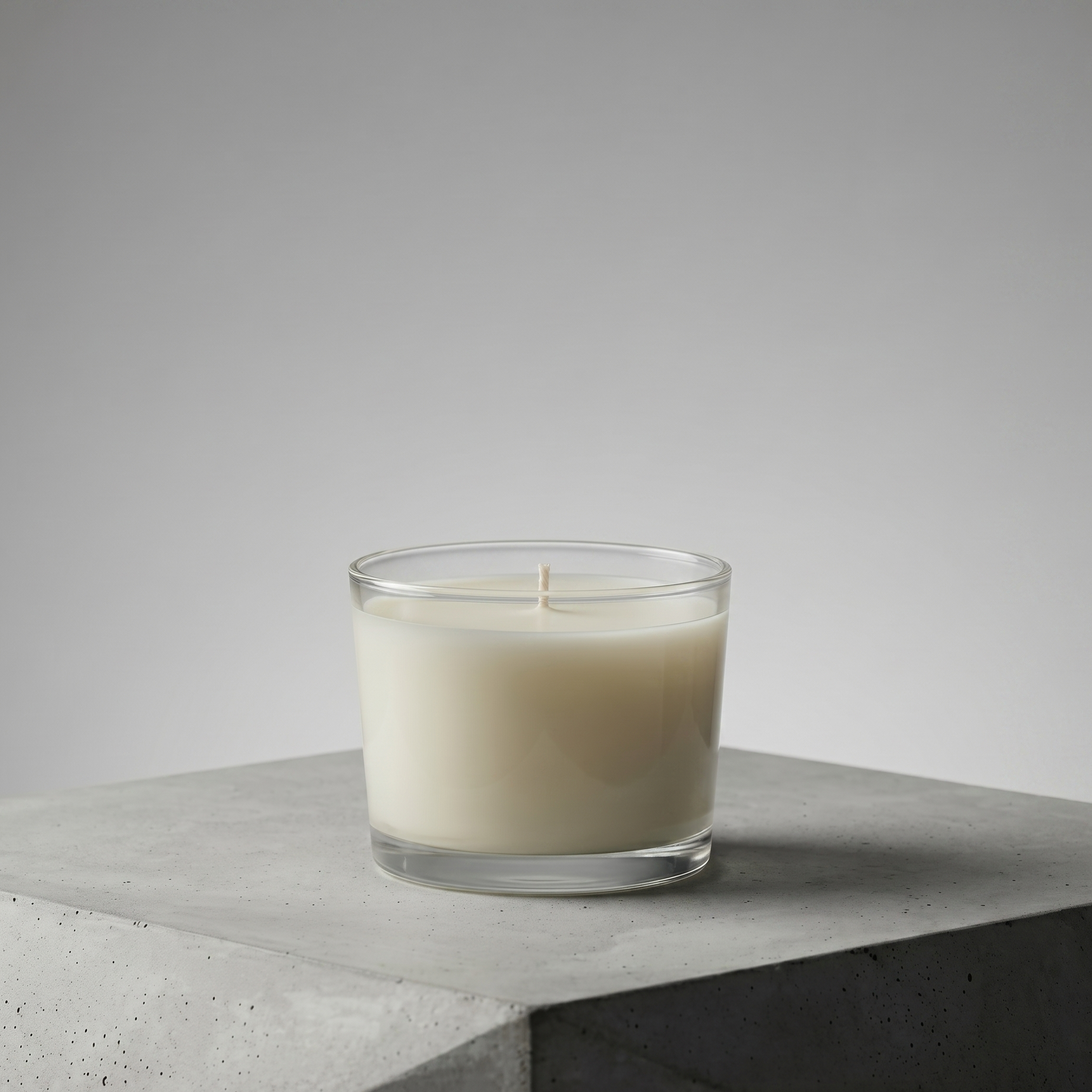 Clear Glass Jar Candle