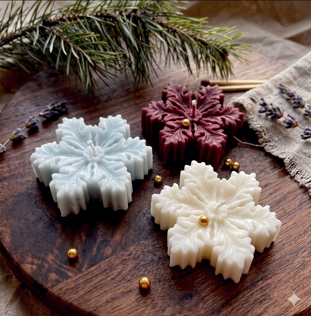 SnowFlake Candle
